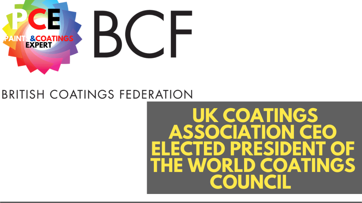 UK Coatings Association CEO elected President of the World Coatings