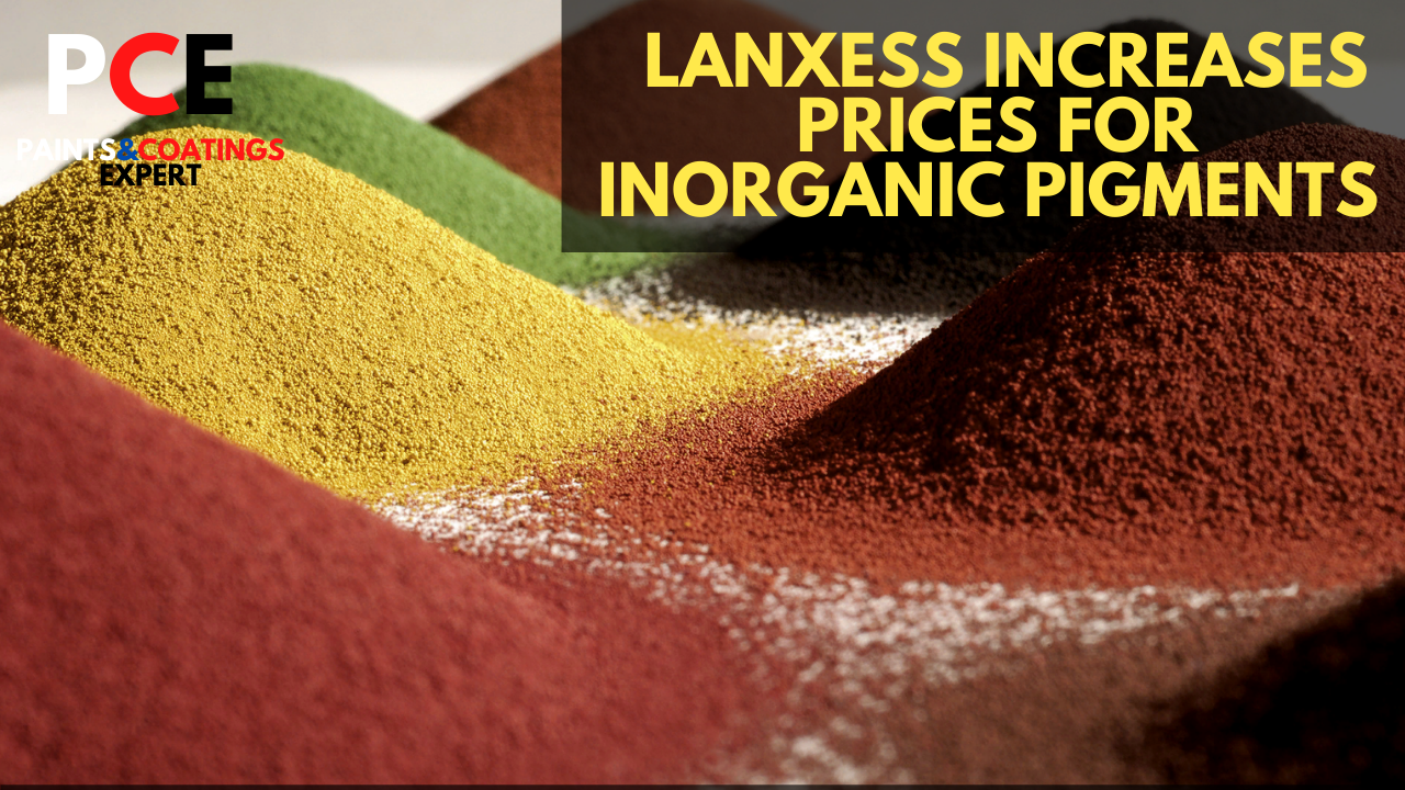 LANXESS increases prices for inorganic pigments