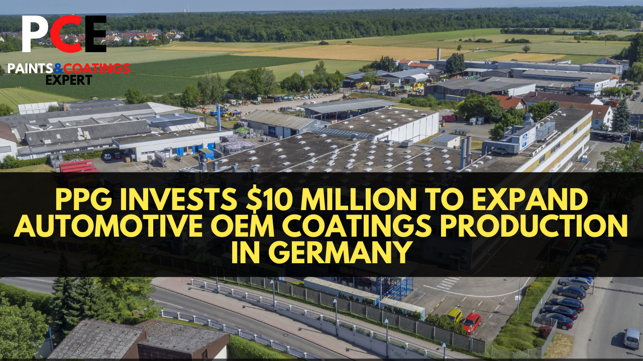 PPG Invests 10 Million to Expand Automotive OEM Coatings Production in